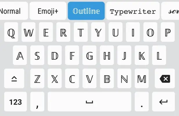 Fonts Keyboard android App screenshot 1